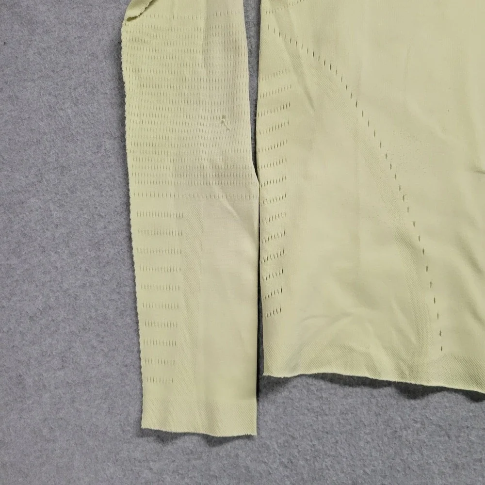 Lululemon Swiftly Tech Long Sleeve Shirt Yellow Lime Green Seamless Training Top